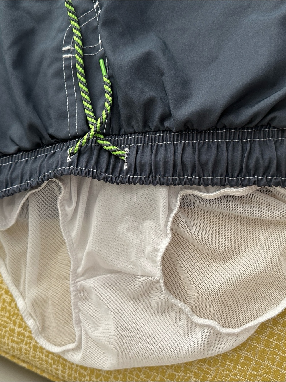 Boys Green and Black Minecraft Swim Trunks - Picture 5 of 5